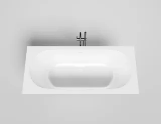 Ванна из искусственного камня Salini Ornella Axis Kit S-Sense 103511MRF 180x80см RAL полностью